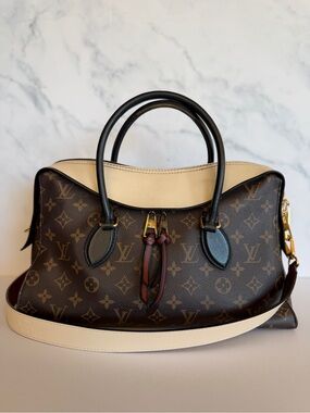 Louis Vuitton Tuileries Monogram Creme Noir M43571 Bag
